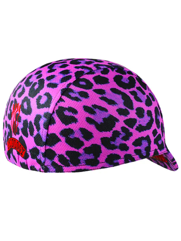 Kitty Pink Cycling Cap Back  | Cycology USA