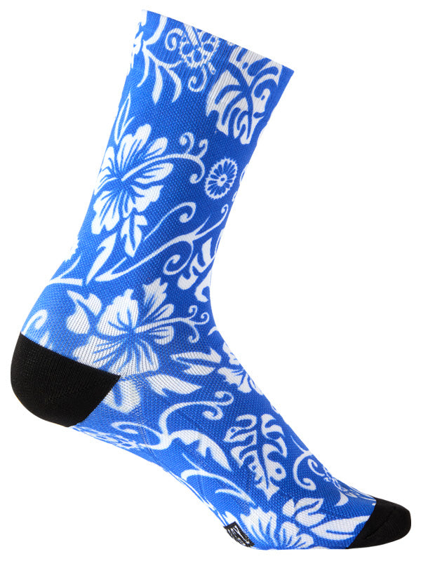 Waimea Blue Cycling Socks  Side| Cycology USA