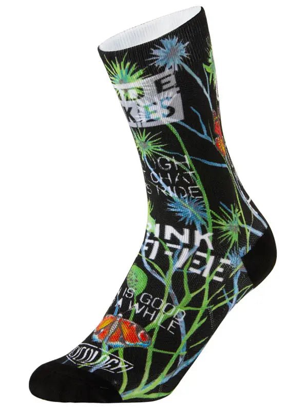 Gangsta Black Cycling Socks - Cycology Clothing US