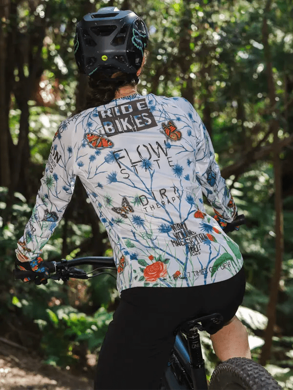 Gangsta Women's Long Sleeve MTB Jersey - Cycology Clothing US