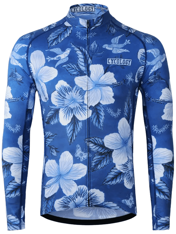 Maui Men's Summer Long Sleeve Jersey - Cycology Clothing US