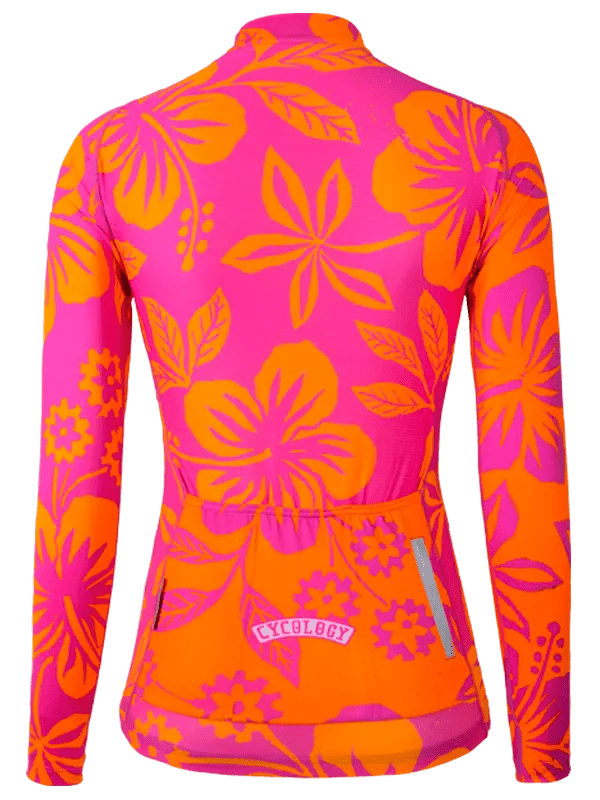 Oahu Women's Summer Long Sleeve Jersey - Cycology Clothing US