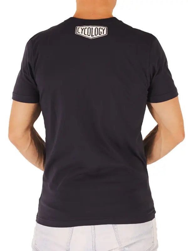 Ride T Shirt Navy - Cycology Clothing US