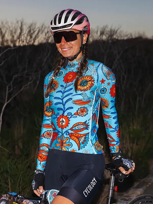 Tijuana Women's Winter Long Sleeve Jersey - Cycology Clothing US