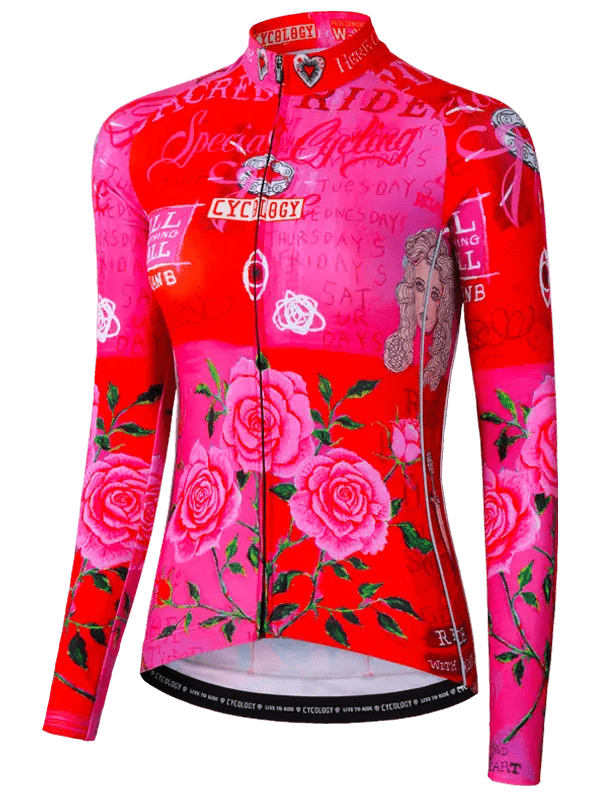 Zadie Women's Winter Long Sleeve Jersey - Cycology Clothing US