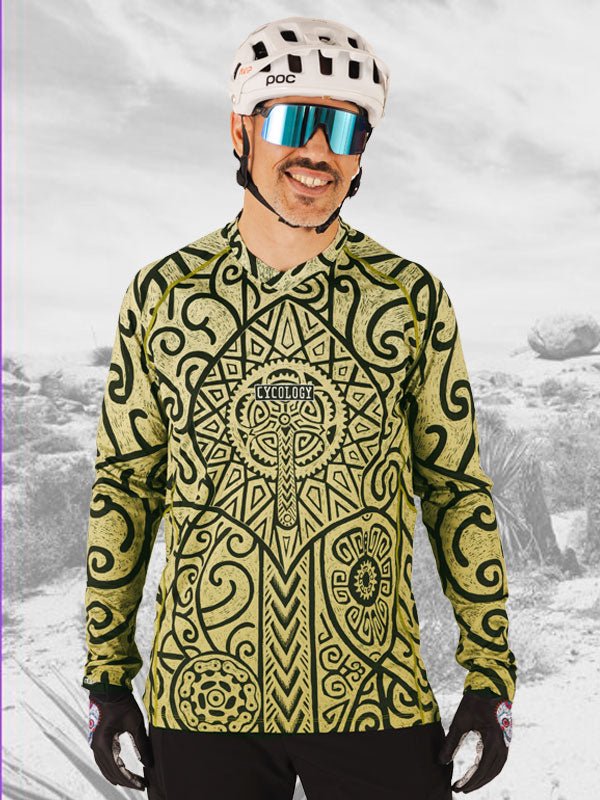 Zanzibar Long Sleeve MTB Jersey - Cycology Clothing US