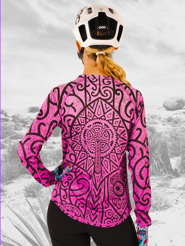 Zanzibar Women's Long Sleeve MTB Jersey - Cycology Clothing US