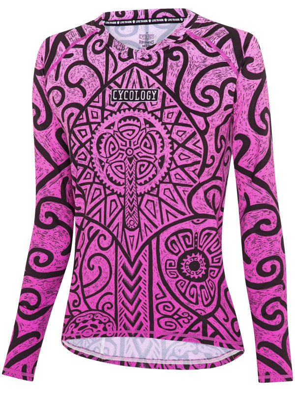 Zanzibar Women's Long Sleeve MTB Jersey - Cycology Clothing US