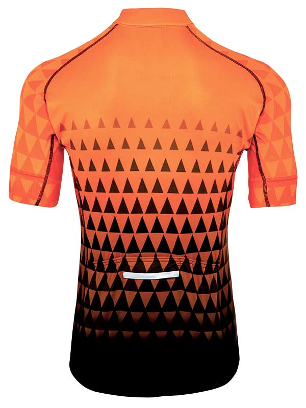 Orange hot sale cycling shirt