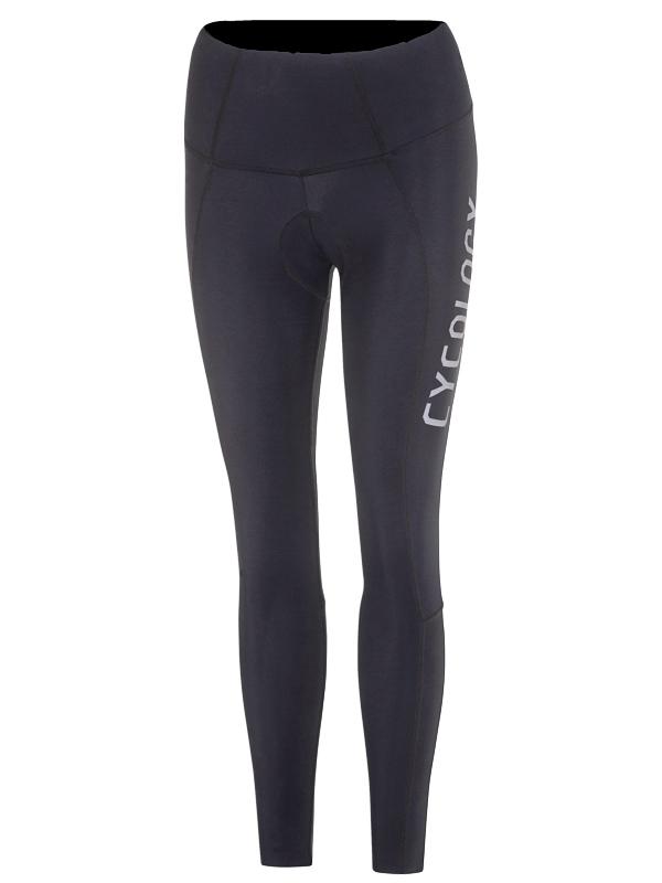 Cycology Women's Winter Black Cycling Tights