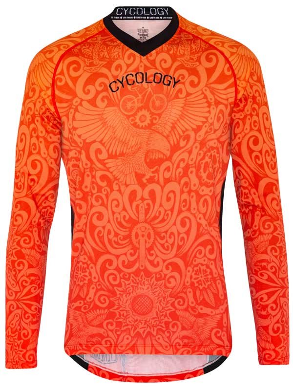 Orange mountain bike online clothing