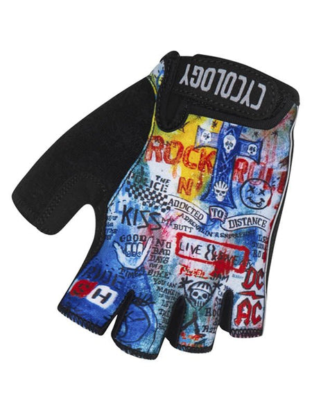 Rock N Roll Blue Cycling Gloves  Cycology USA – Cycology Clothing US